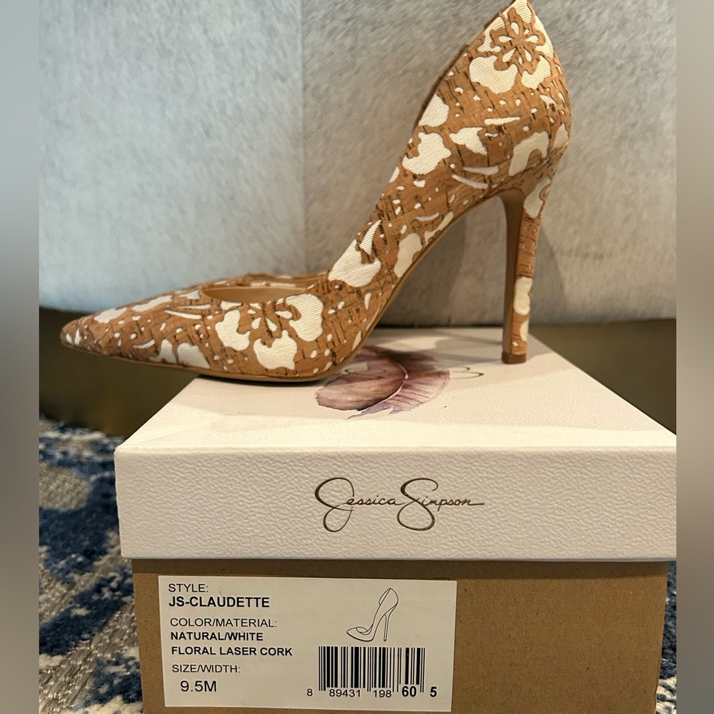 Size 9.5 Jessica Simpson Claudette Pumps. Like new, never worn